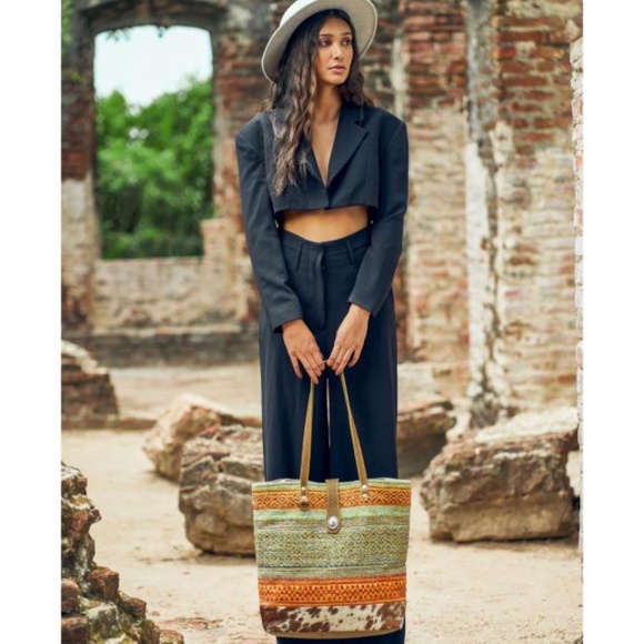 MYRA BAG TANGERINE TOTE BAG - Picture 2 of 6